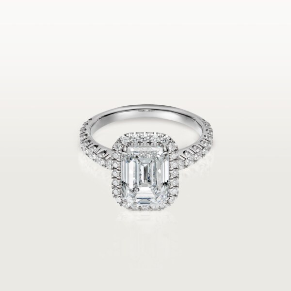 Cartier Destinée订婚钻戒 铂金，钻石