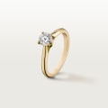 1895 solitaire, brilliant-cut diamond Yellow gold, diamond