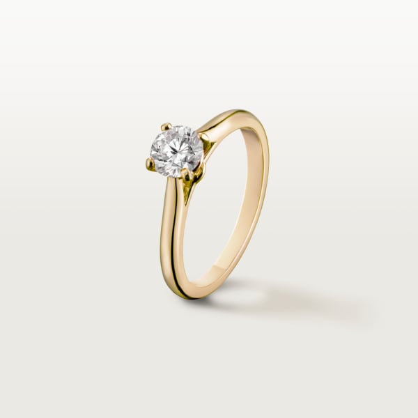 Solitaire 1895 Yellow gold, diamond