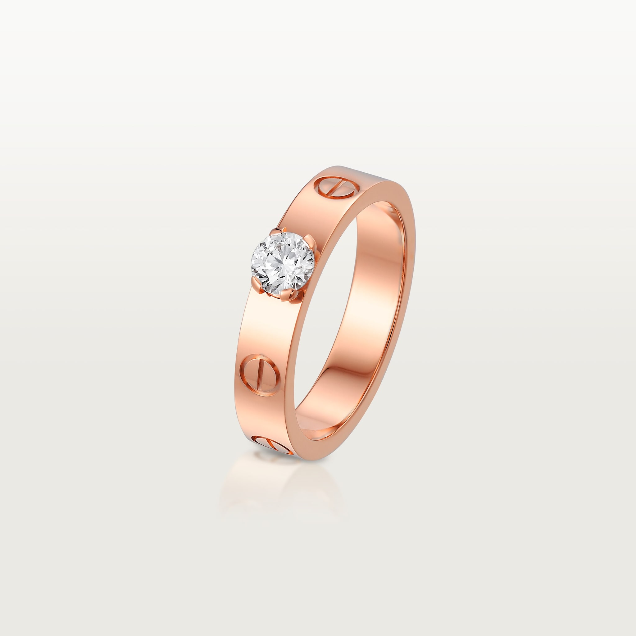 Love SolitaireRose gold, diamond