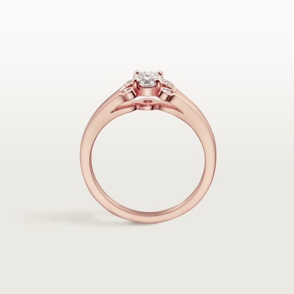 Ballerine Solitaire Rose gold, diamond