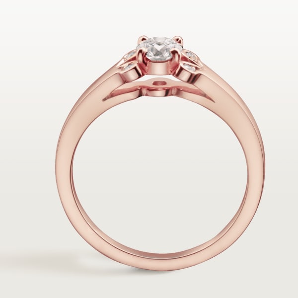 Ballerine Solitaire Rose gold, diamond