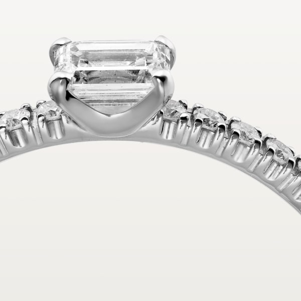Etincelle de Cartier戒指 白金，钻石