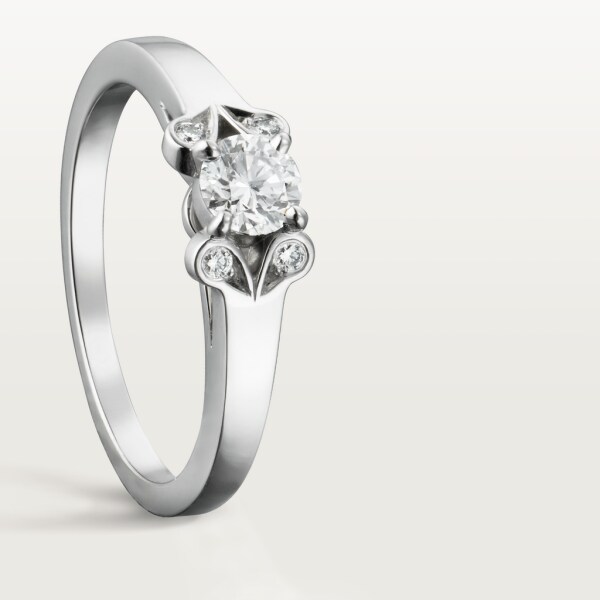 Ballerine Solitaire Platinum, diamond