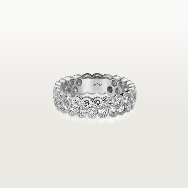 Broderie de Cartier wedding ring White gold, diamonds