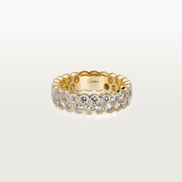 Broderie de Cartier结婚对戒 黄金，钻石