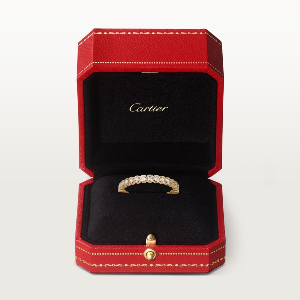 Broderie de Cartier wedding band Yellow gold, diamonds