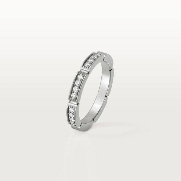 Maillon Panthère wedding band White gold, diamonds