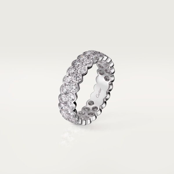 Broderie de Cartier wedding ring White gold, diamonds