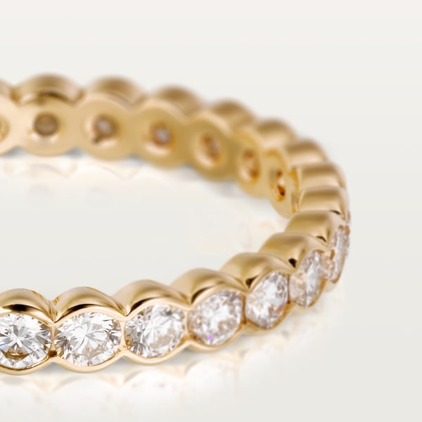 Broderie de Cartier wedding band Yellow gold, diamonds