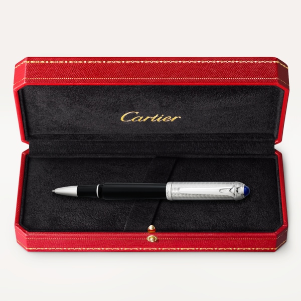 R de Cartier pen Black composite, stainless steel