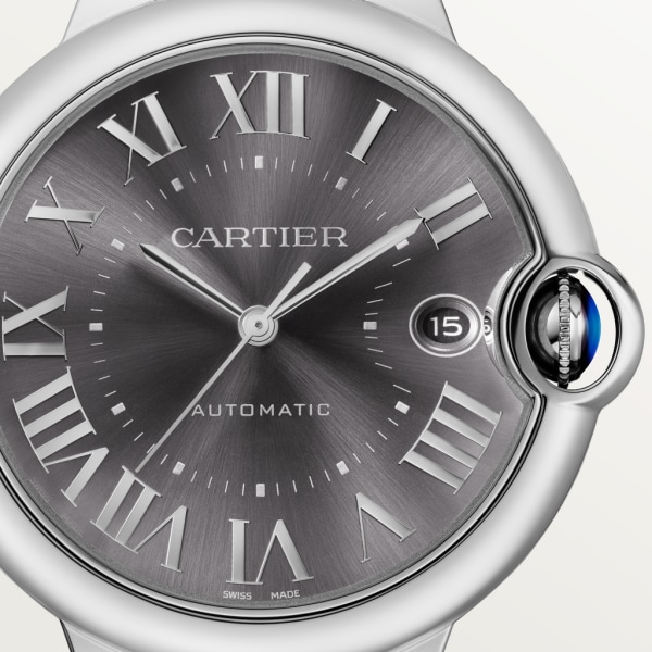 Ballon Bleu de Cartier watch 40mm, automatic movement, steel