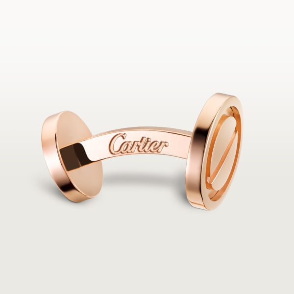 Love cufflinks Rose gold