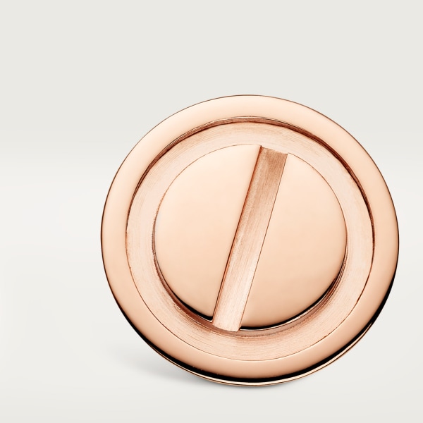 Love cufflinks Rose gold
