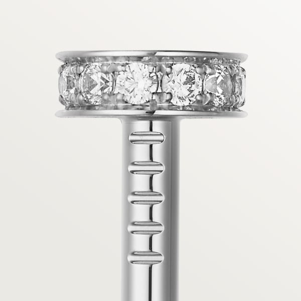 Juste un Clou tie pin White gold, diamonds