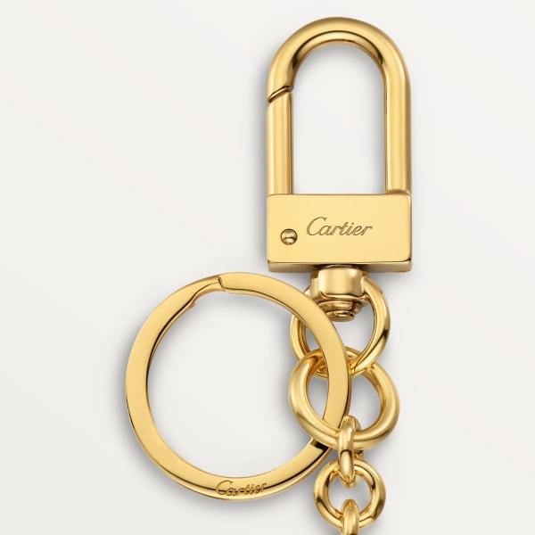 Diabolo de Cartier钥匙图案钥匙圈 黑漆镀金饰面金属