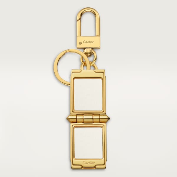 Diabolo de Cartier相框钥匙圈 黑漆镀金饰面金属