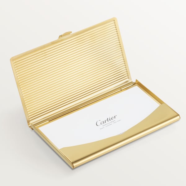Diabolo de Cartier卡片夹 黑漆镀金饰面金属
