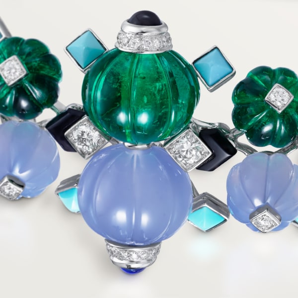 Creative系列手链 白金，祖母绿，蓝玉髓，蓝宝石，缟玛瑙，绿松石，钻石