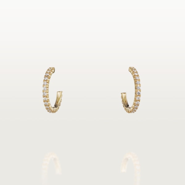 Etincelle de Cartier earrings Yellow gold, diamonds