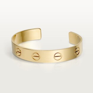 <span class='lovefont'>A </span> bracelet, open, large model Yellow gold