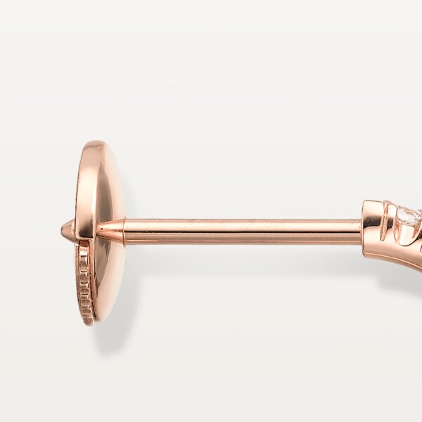 Etincelle de Cartier earrings Rose gold, diamonds