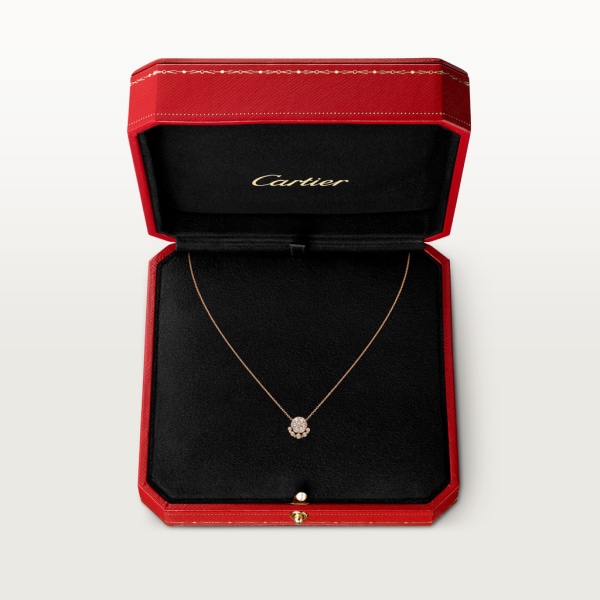 Etincelle de Cartier项链 玫瑰金，钻石