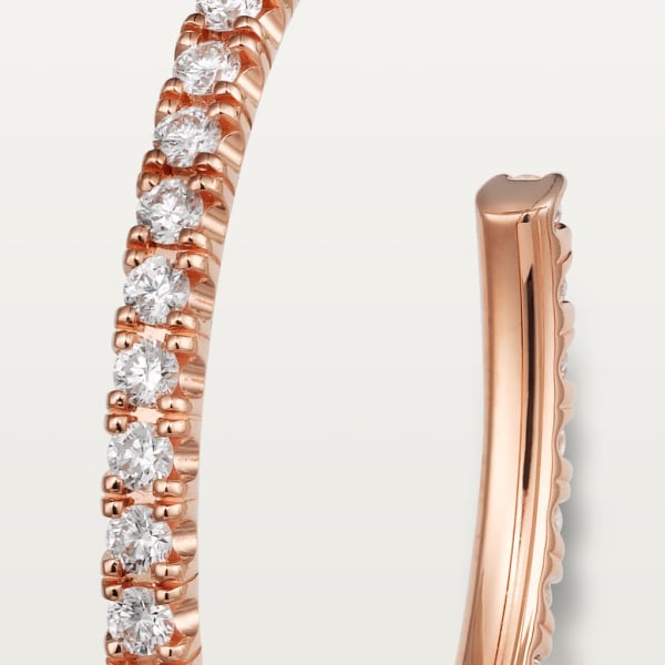 Etincelle de Cartier earrings Rose gold, diamonds