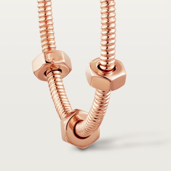 Ecrou de Cartier earrings Rose gold