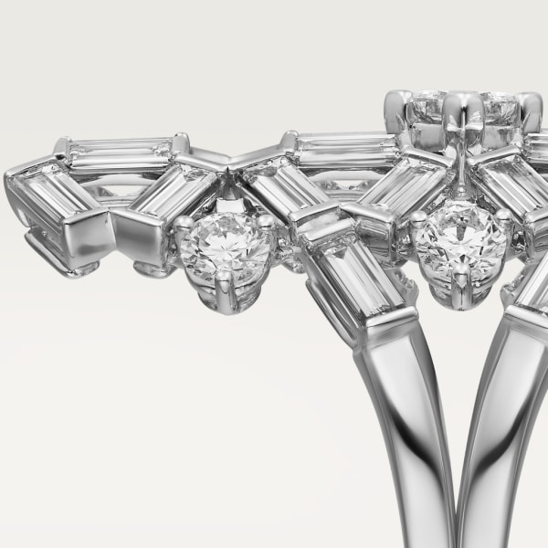 Reflection de Cartier ring, diamonds White gold, diamonds