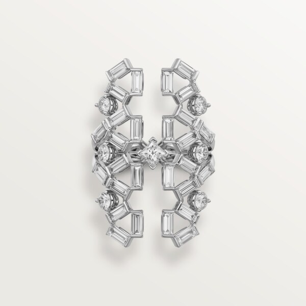 Reflection de Cartier戒指，镶嵌钻石 白金，钻石