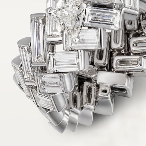 Reflection de Cartier ring, diamonds White gold, diamonds