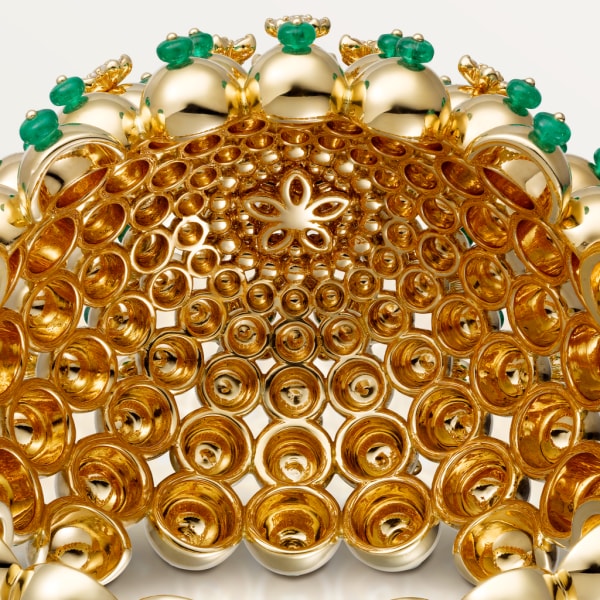 Cactus de Cartier手镯 黄金，祖母绿，钻石