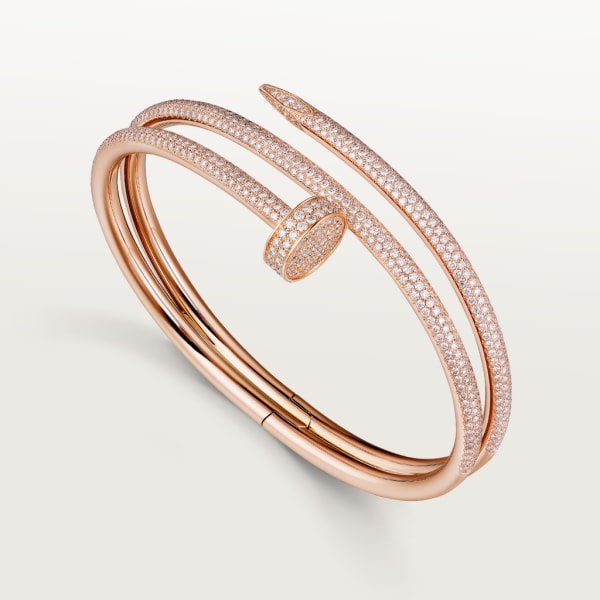 Juste un Clou bracelet Rose gold, diamonds