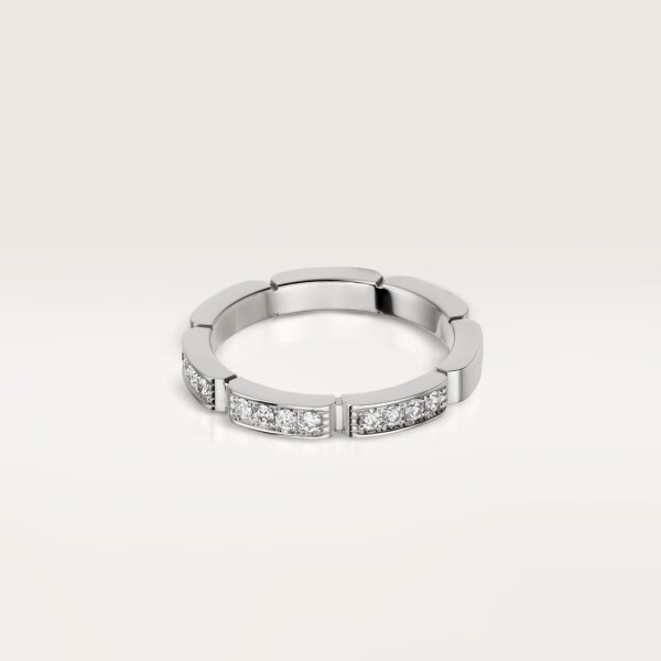 Maillon Panthère wedding band White gold, diamonds