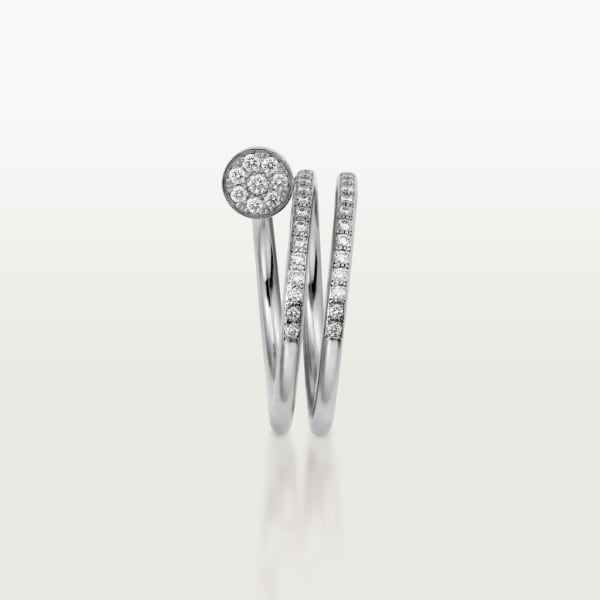 Juste un Clou ring White gold, diamonds