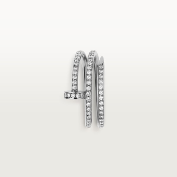 Juste un Clou ring White gold, diamonds