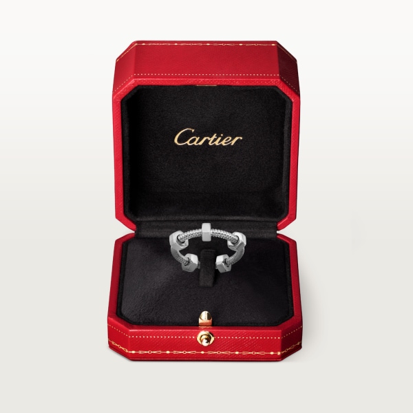 Ecrou de Cartier戒指 白金