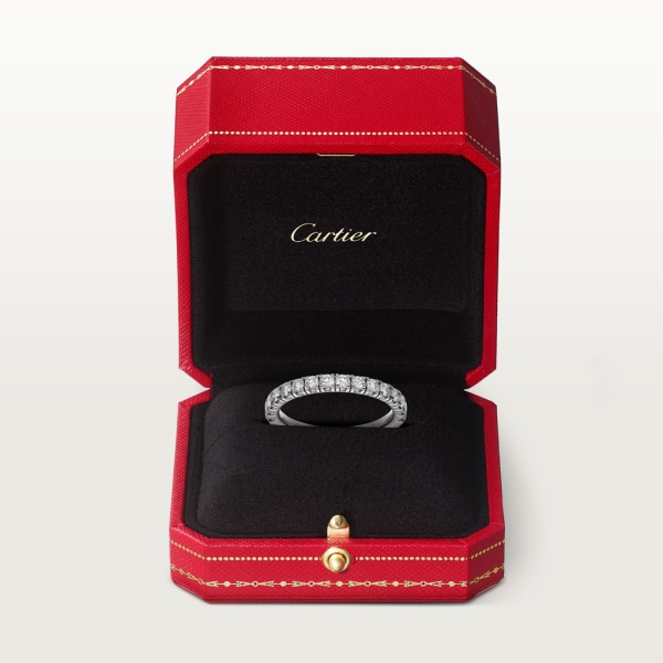 Étincelle de Cartier结婚对戒 铂金，钻石