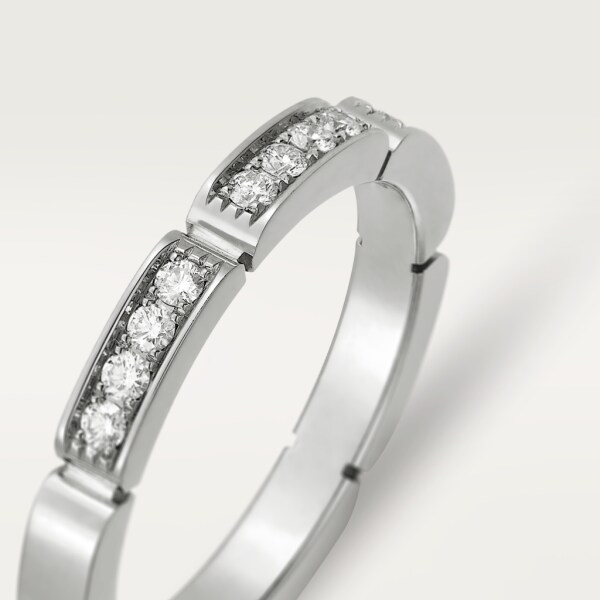 Maillon Panthère wedding band White gold, diamonds