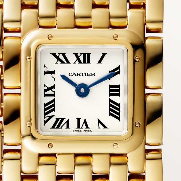 Panthère de Cartier watch Cuff, quartz movement, yellow gold