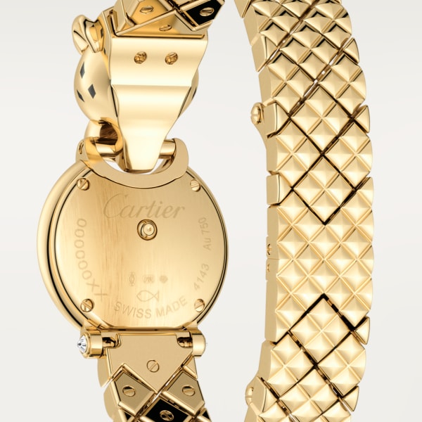 La Panthère de Cartier watch Small model, quartz movement, yellow gold, diamonds