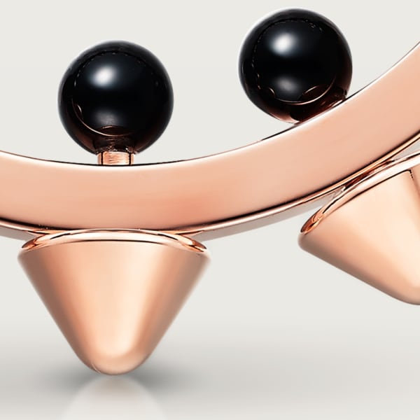 Clash de Cartier ring Rose gold, onyx