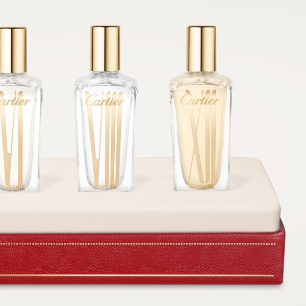 Les Heures de Parfum - Heure I, II, V, VI, VIII and XII gift set, 6 x 15 ml Box