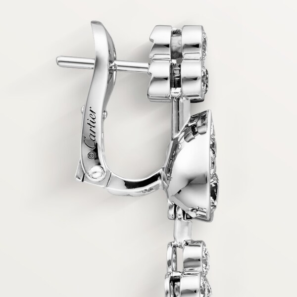 Pluie de Cartier earrings White gold, diamonds