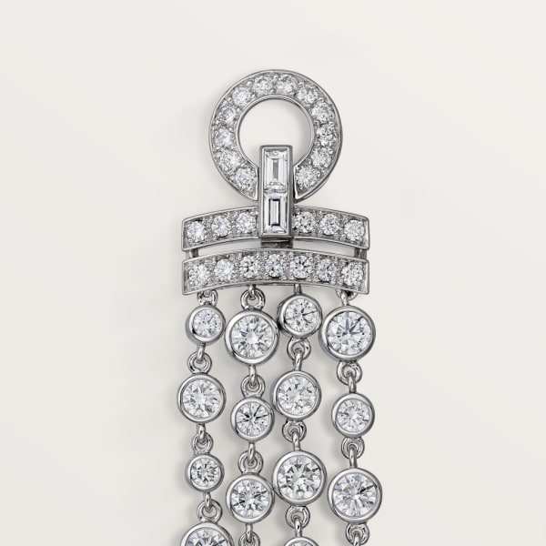 Pluie de Cartier earrings White gold, diamonds