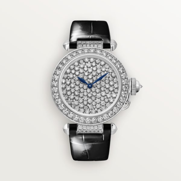 Cartier watch full discount diamond