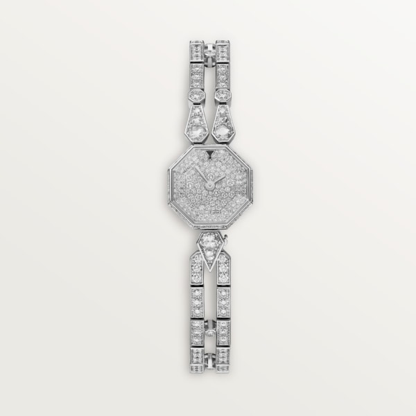 Fine Jewellery watch White gold, diamonds