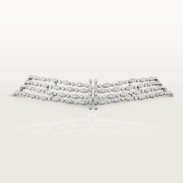 Pluie de Cartier necklace White gold, diamonds