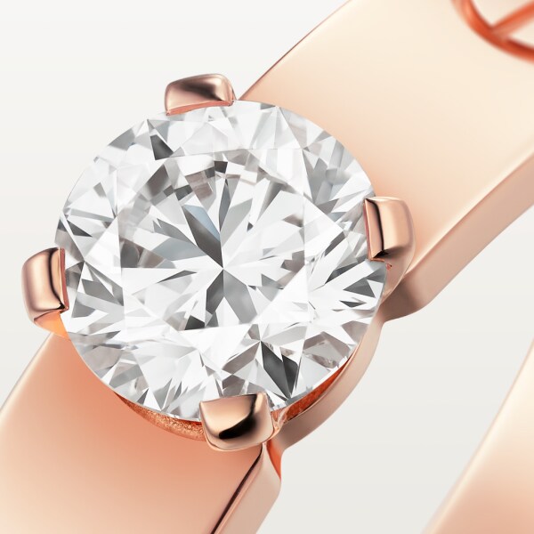 Love Solitaire Rose gold, diamond